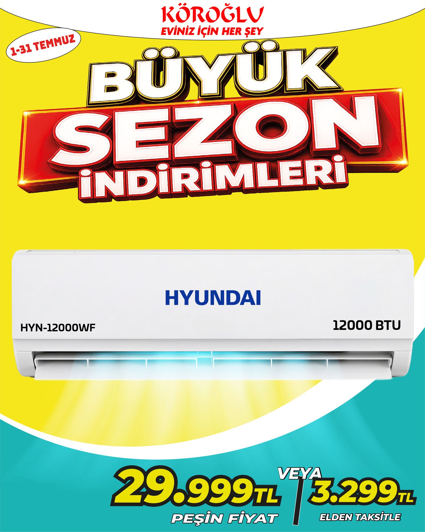 Hyundai 12000 BTU Klima Main image