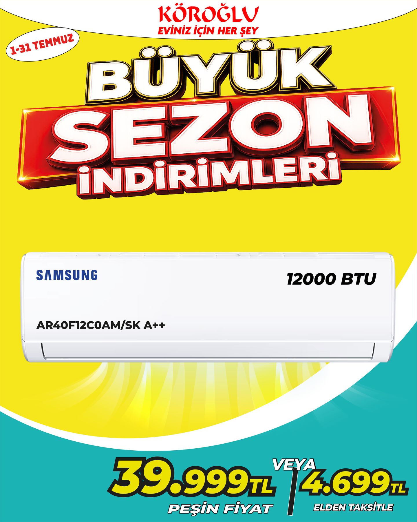 Samsung 12000 BTU Klima
