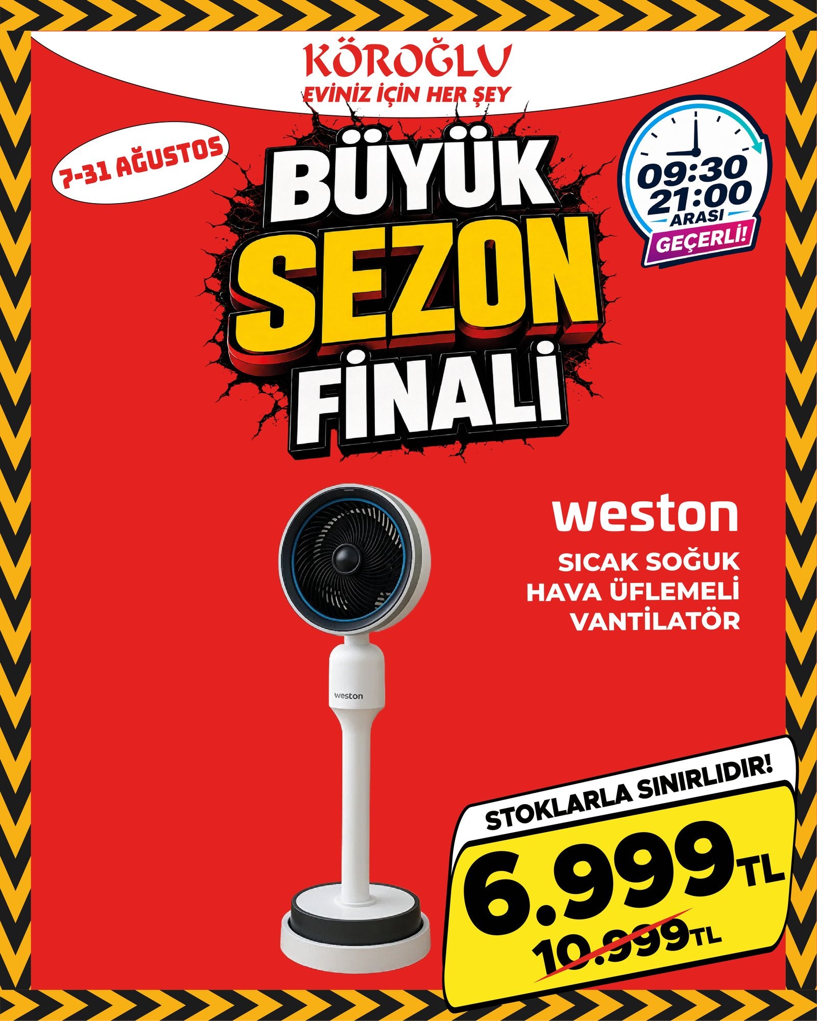 Weston Sıcak-Soğuk Hava Üflemeli Vantilatör Main image