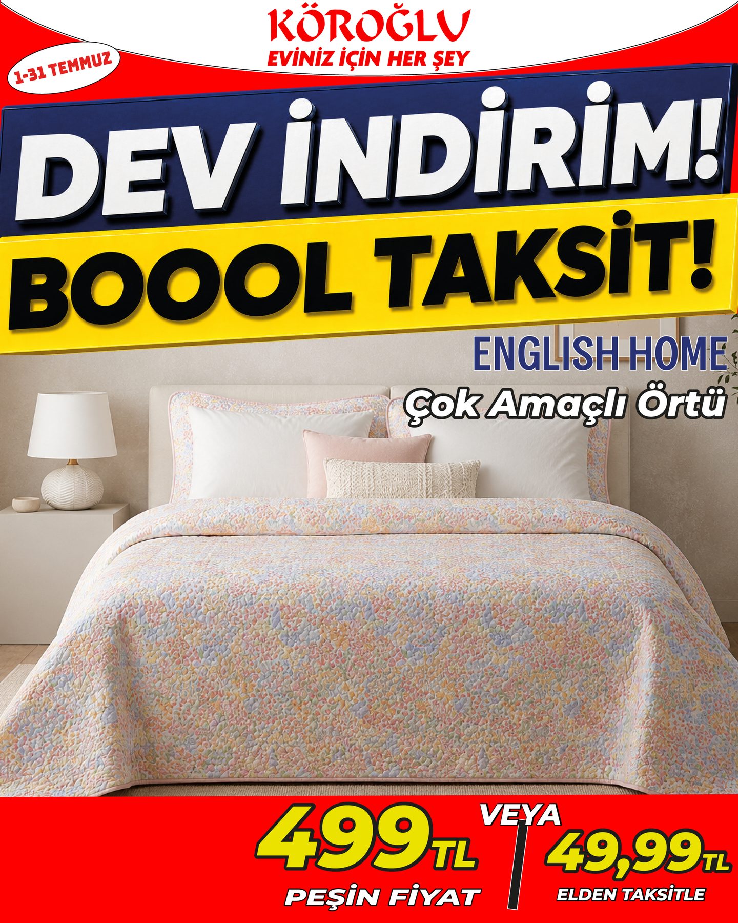 English Home Çok Amaçlı Örtü Main image