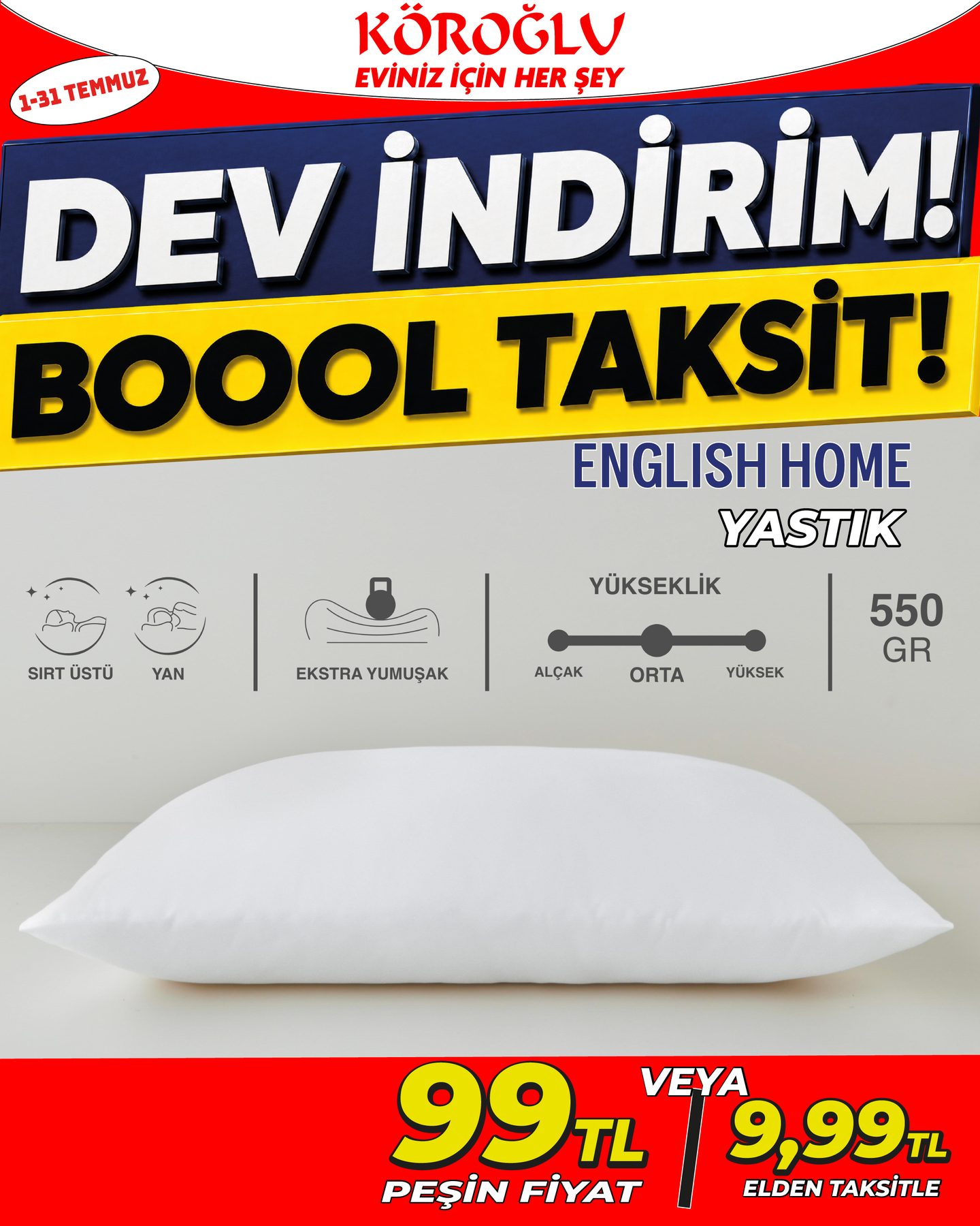English Home Yastık
