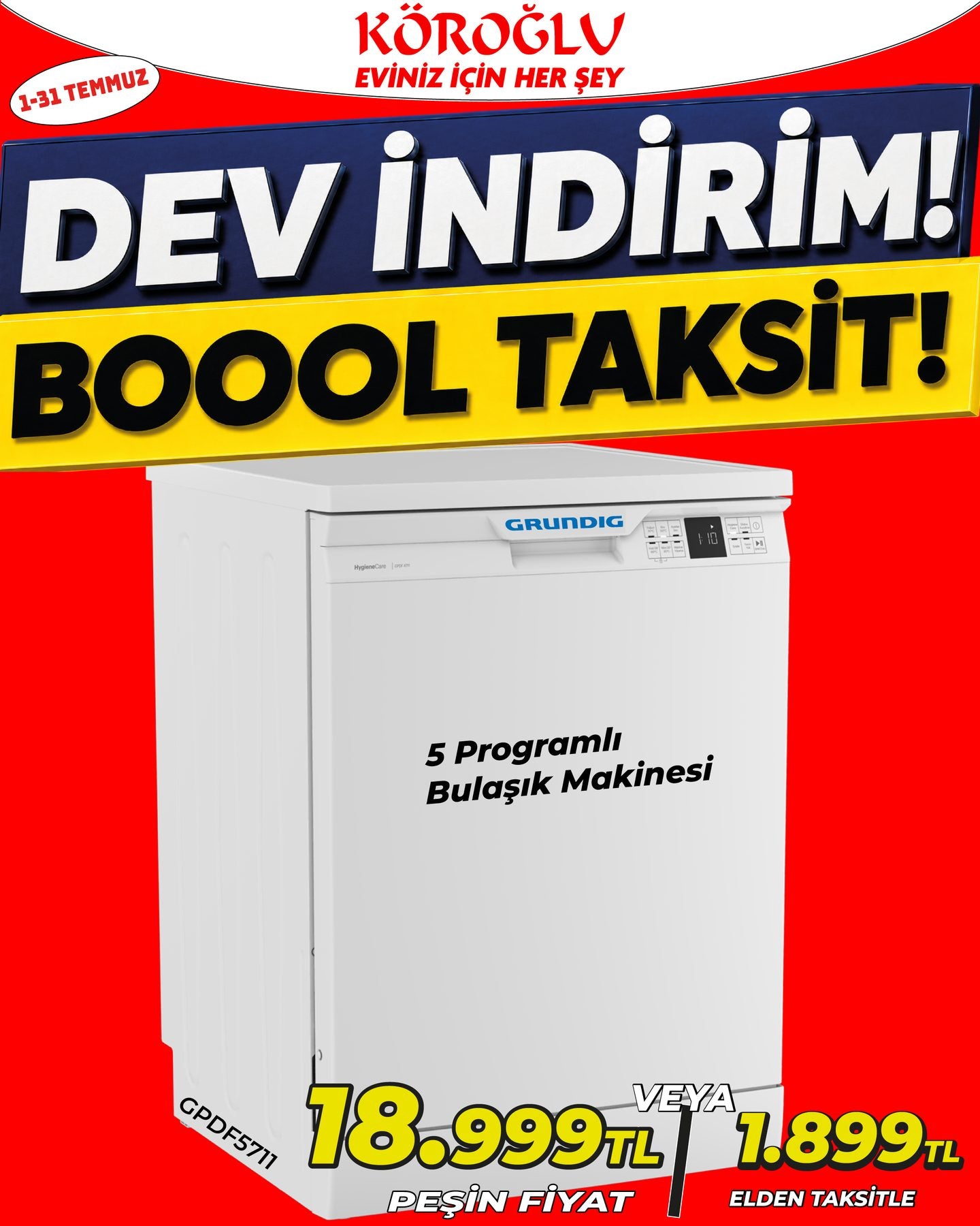 Grundig Bulaşık Makinesi Main image