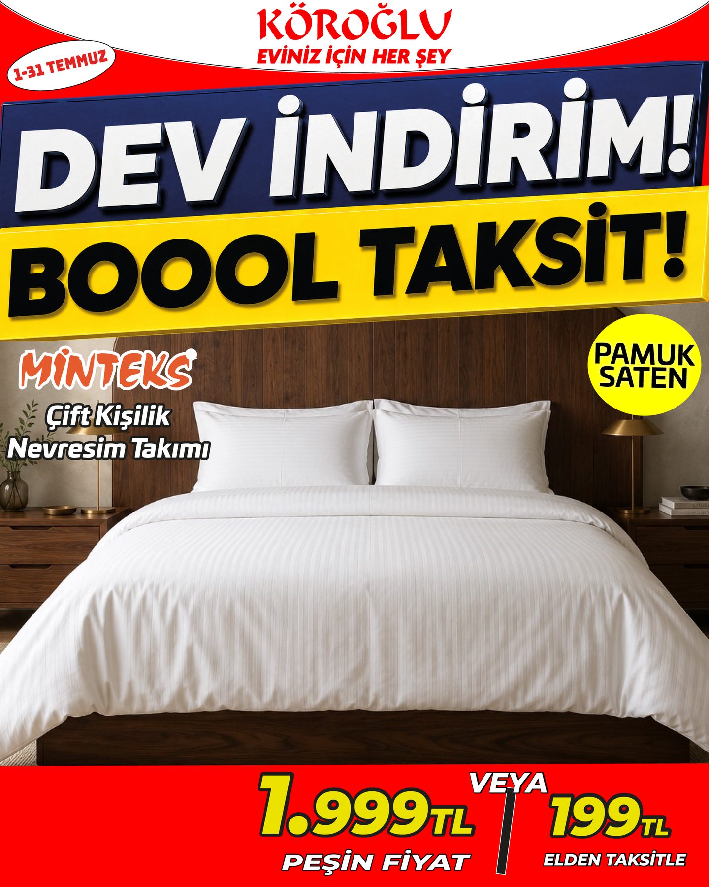 Minteks Çift Kişilik Nevresim Takımı Main image