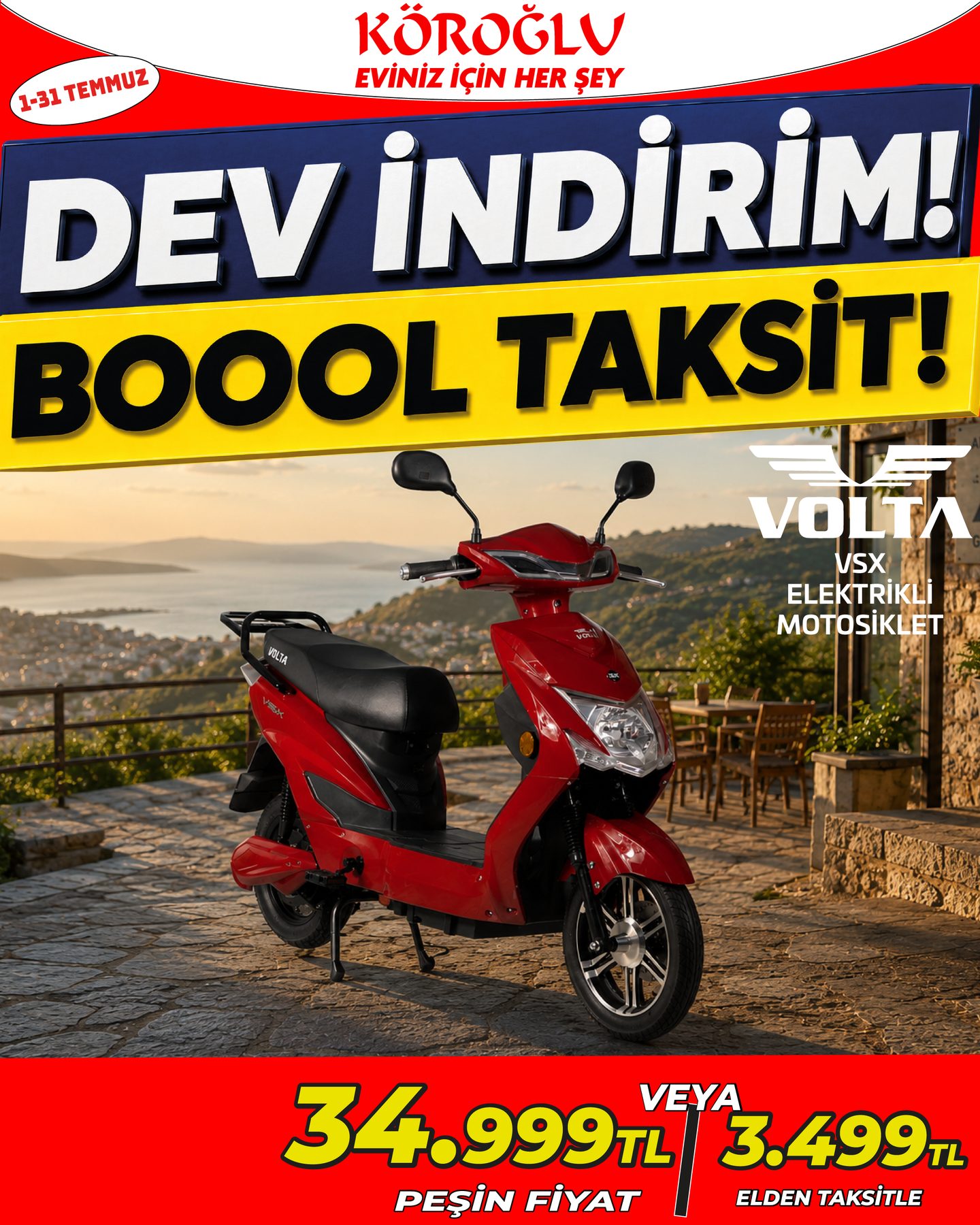 Volta VSX Elektrikli Motosiklet Main image
