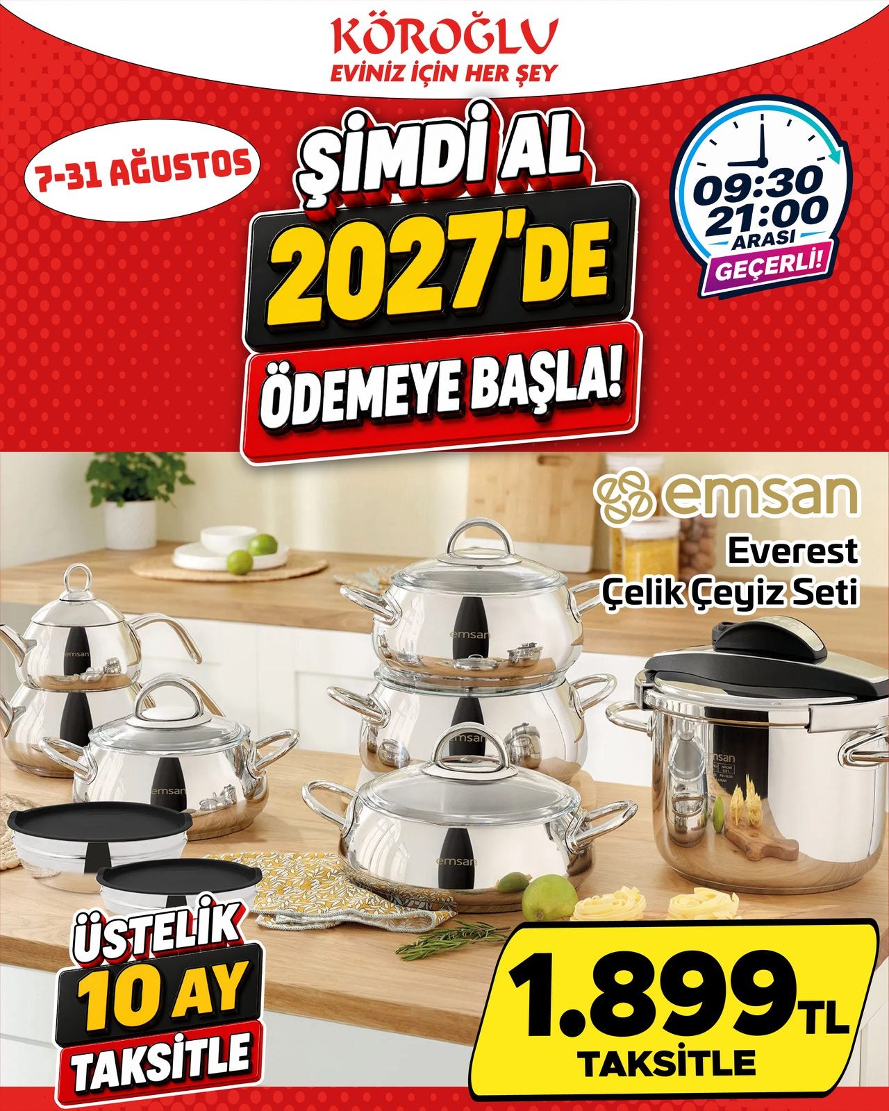 Emsan Farina Yemek Takımı