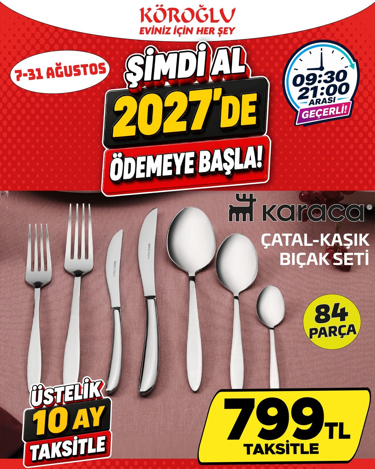 Karaca Yemek Takımı 53 Parça