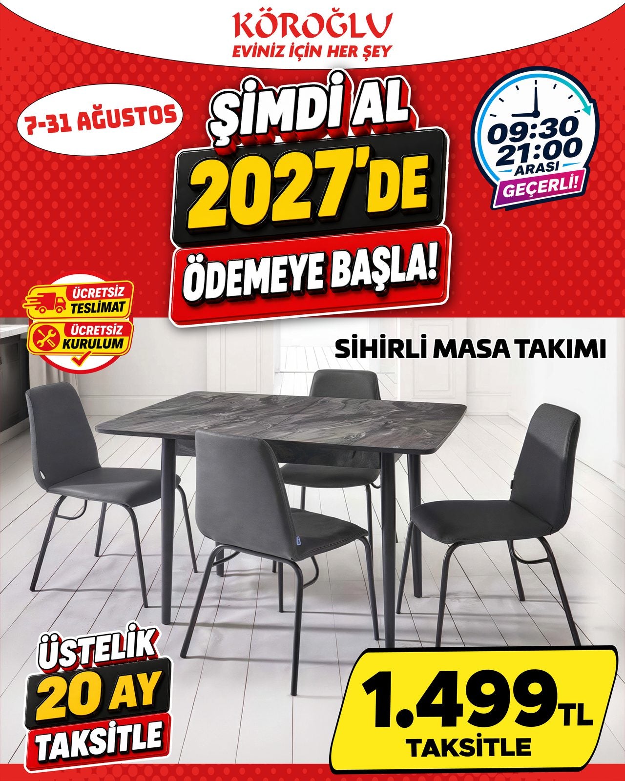 Sihirli Masa Takımı