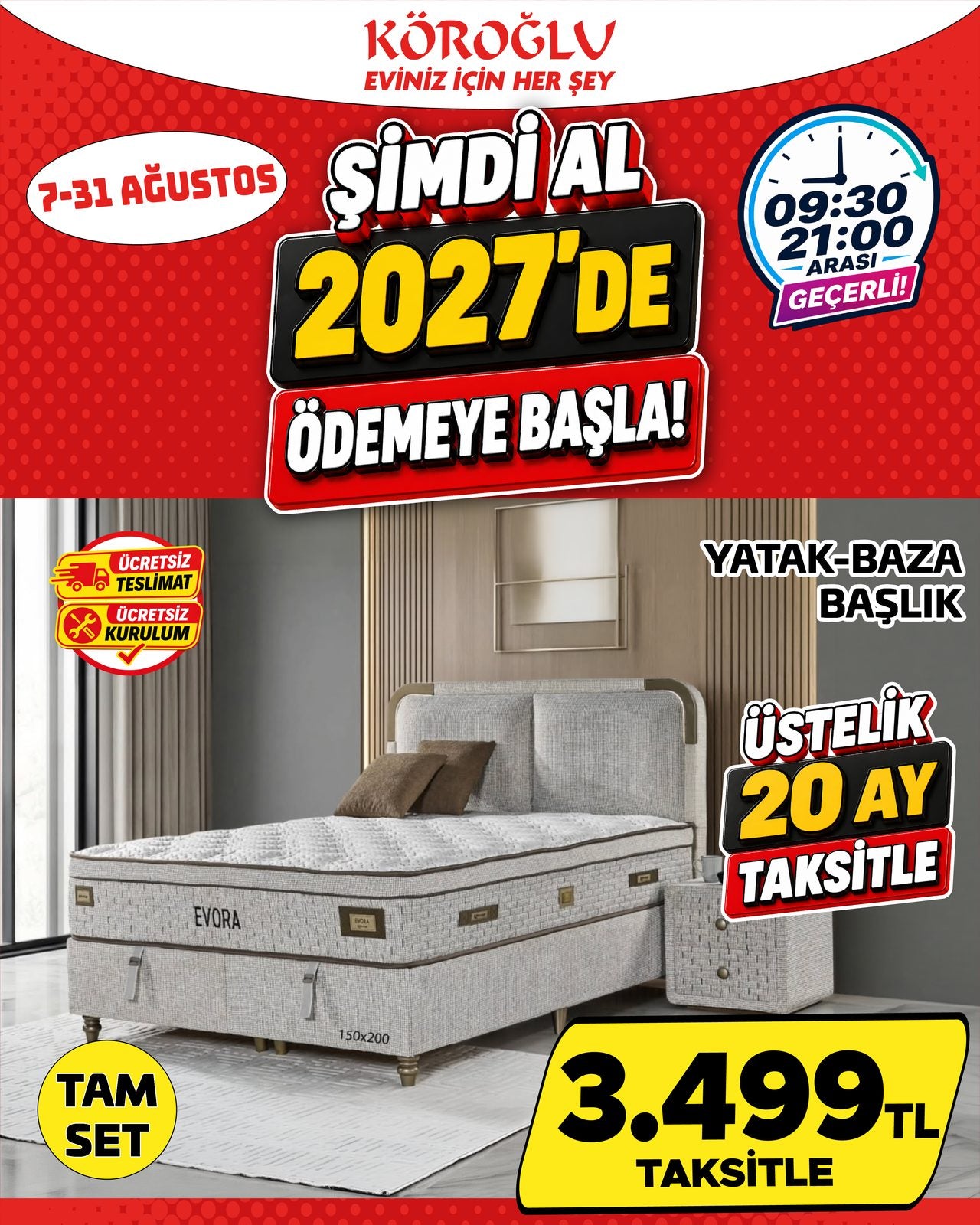 Yatak Baza Başlık 150x200 Main image