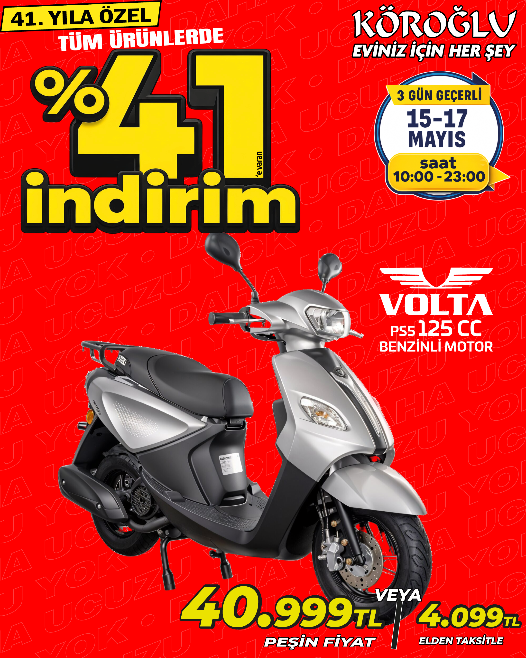 Volta PSS 125 CC Benzinli Motor Main image