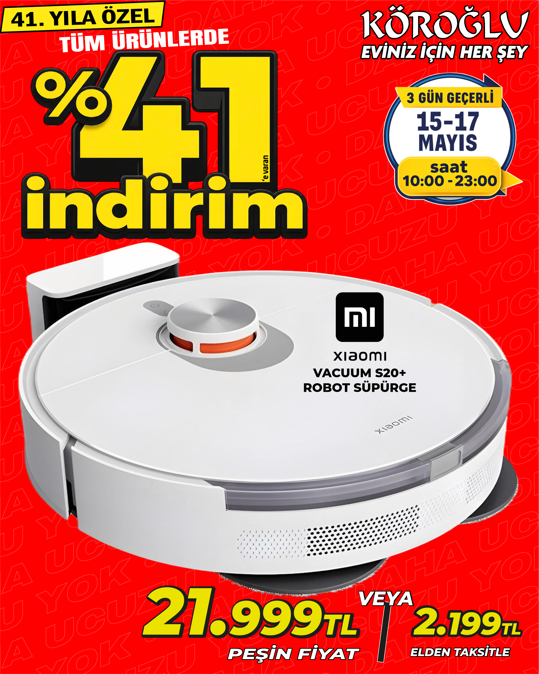 Xiaomi Vacuum S20 Plus Robot Süpürge Main image