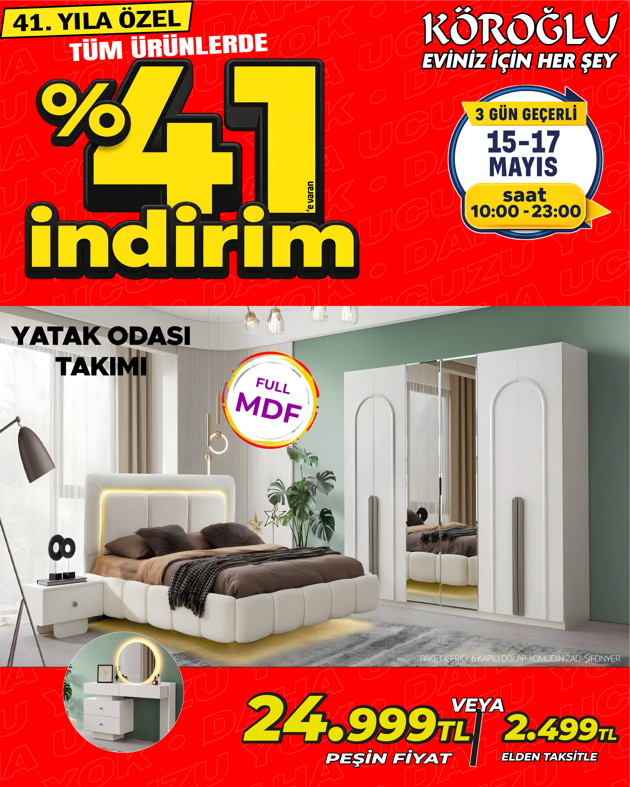 Yatak Odası Takımı Full Mdf Main image