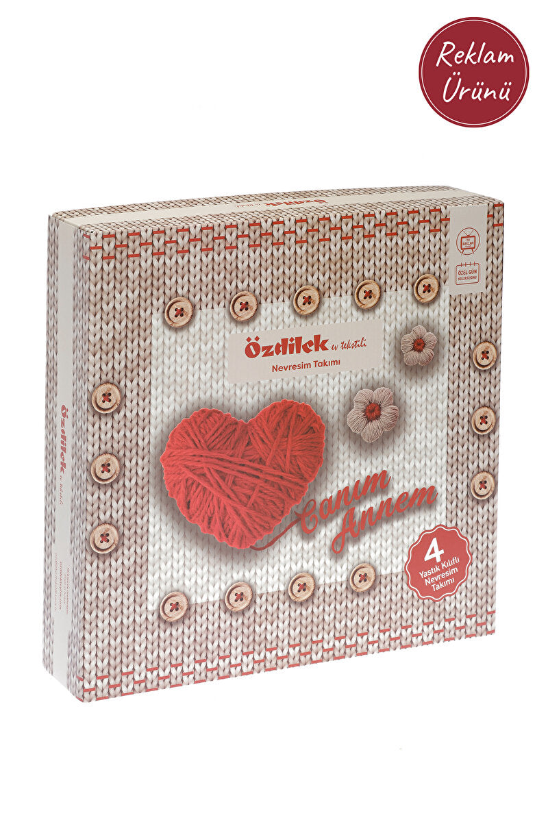 Özdilek Mother's Love Çift Kişilik Ranforce Nevresim Takımı Bej